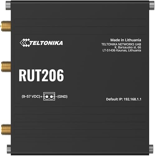 Teltonika ? Router ? RUT206? Kompakter-4G/LTE Router (RUT206010000) - Fashionser