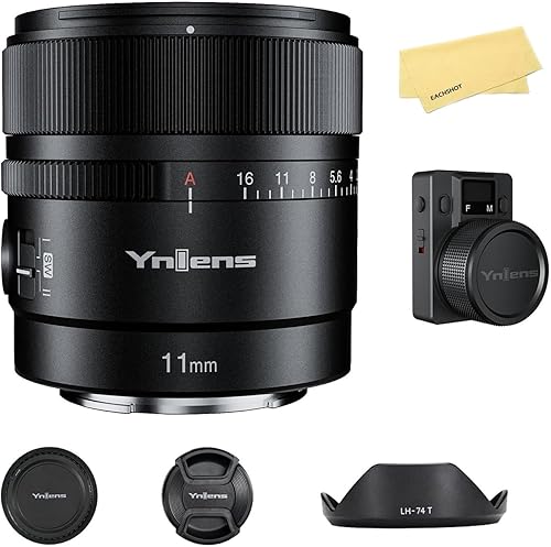 EACHSHOT Yn11Mm F1.8S Lens W/Remote Controller For Sony 11Mm F1.8 Large Aperture Fixed Prime Lens Auto Focus Aps-C Frame Ultra Wide Angle Lens For Sony E Mount Mirrorless Cameras - Fashionser