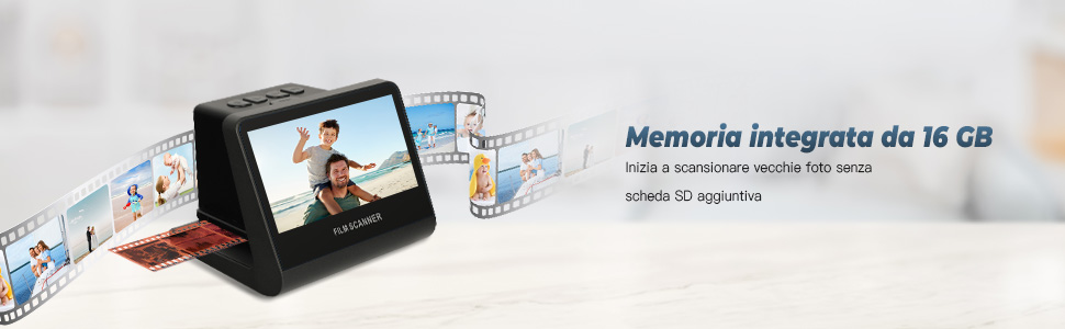 scanner fotografico convertitore diapositive in digitale scanner negativi fotografici visore
