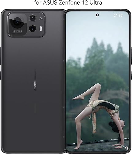 TECSHINE Custodia per Cellulare per Nubia Redmagic 10 Pro, Cover per ZTE Red Magic 10 Pro+, Bordo Metallico del Telefono, Armatura -Nero - Fashionser