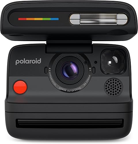 Polaroid FLIP - Pacchetto fotocamera istantanea nera + pellicola a colori (16 foto) - Fashionser