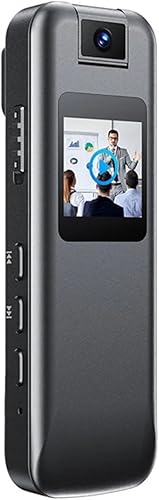 Body Camera, Mini Body Camera Video Recorder, Full HD 1080P Sports DV Night Vision Motion Detection Body Camera LCD Screen Mini Camcorder Police Cam Bike Camera per casa, all'aperto, forze dell'ordine - Fashionser