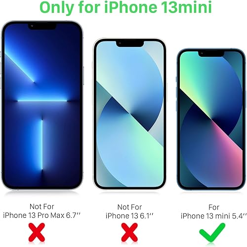 Wavypo Custodia con caricabatterie da 6500 mAh per iPhone 13 Mini, custodia di ricarica portatile ricaricabile compatibile con iPhone 13 Mini (5,4 pollici), nero - Fashionser