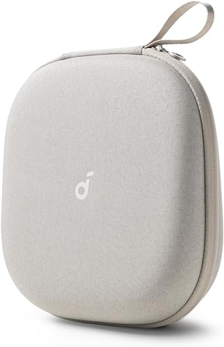 soundcore by Anker, custodia per cuffie, compatibile con tutte le cuffie Soundcore Over-Ear (bianco pietra) - Fashionser