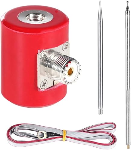 Antenna QRP 5M/16.4FT 14M-30MHz 300W HF Antenna Multifunzione Portatile in Acciaio Inossidabile 1/4 Lunghezza D' USDX Radio Facile da Usare - Fashionser