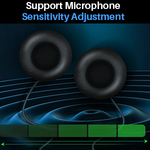 Regolazione della sensibilità del microfono 