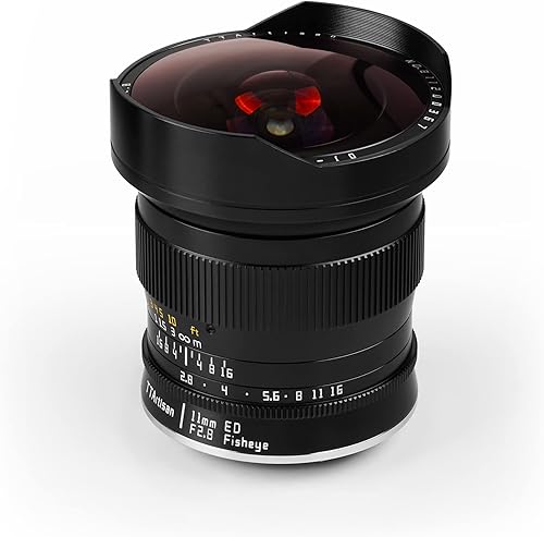 TTARTISAN 11mm F2.8 Obiettivo per fotocamera full fame ultra wide fisheye con messa a fuoco manuale per Nikon F Mount - Fashionser