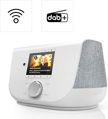 Hama - Digital Radio DIR3300SBT, FM/DAB/DAB+/Bluetooth/Internet, bianco - Fashionser