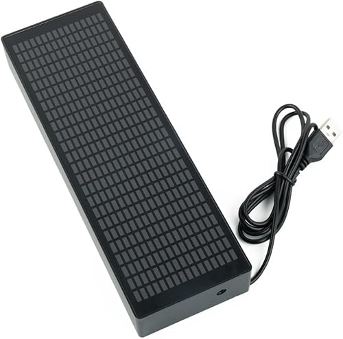 DAZZLEEX LED Clock Spectrum Light - Musica Atmosfera Luce Analizzatore Spettro Musica, 2 Bit Stereo Verde - Fashionser