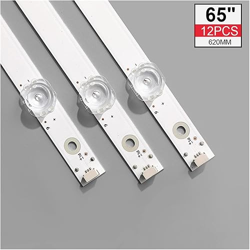 Striscia di retroilluminazione a LED 6 lampada for TCL65D06-ZC23AG-04 05 65D1800 65HR330M06A7 V0 4C-LB650T-ZC1 ZC2 HRB Fit for Hitachi 65R80 AW TV-65UHD4K Cintura leggera - Fashionser