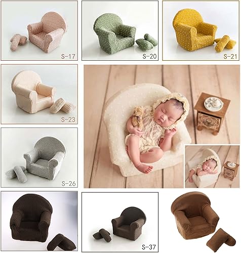 DABAIXIONG Set di accessori per studio fotografico per neonati e neonati, con divano e cuscino - Fashionser