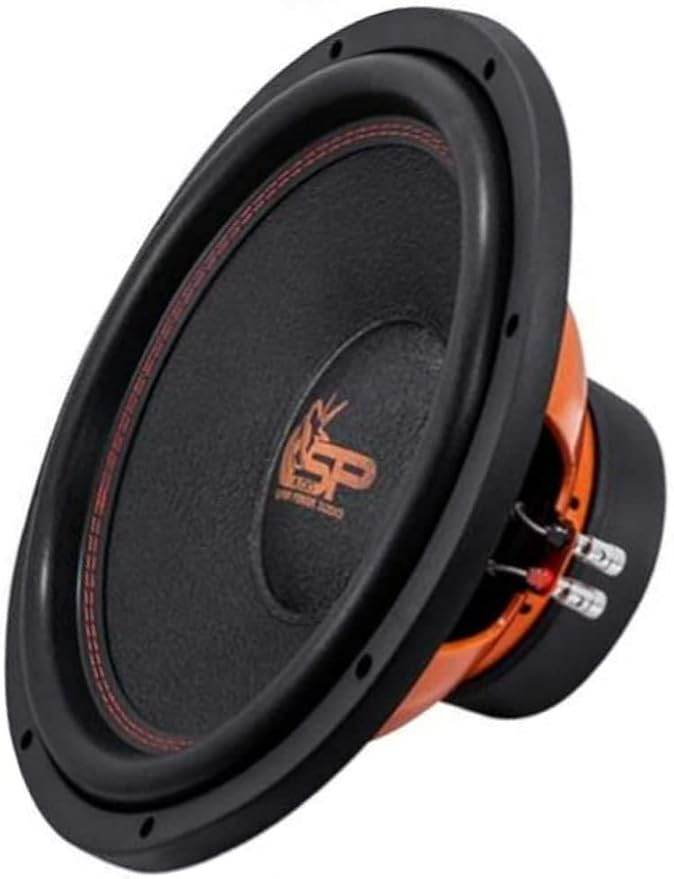 1 subwoofer SP AUDIO SP-15CW SP15CW subwoofer 15' 38 cm 380 mm diametro doppia bobina dvc 2+2 ohm 500 watt rms 1000 watt max 86 db cofano auto, 1 pezzo - Fashionser