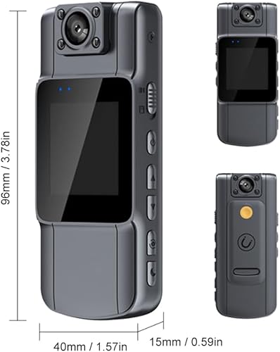 Andoer Mini Videocamera 4k Uhd 1,54 Pollici Pocket Fotocamera Stabilizzata Per Visione Notturna Per Registrazione Servizio Consegna Conferenza Giornaliera - Fashionser