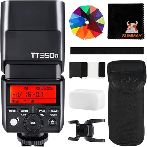 GODOX Thinklite TT350O Mini Flash HSS 1 / 8000s TTL GN36 Flash per Olympus Panasonic Mirrorless Fotocamere - Fashionser