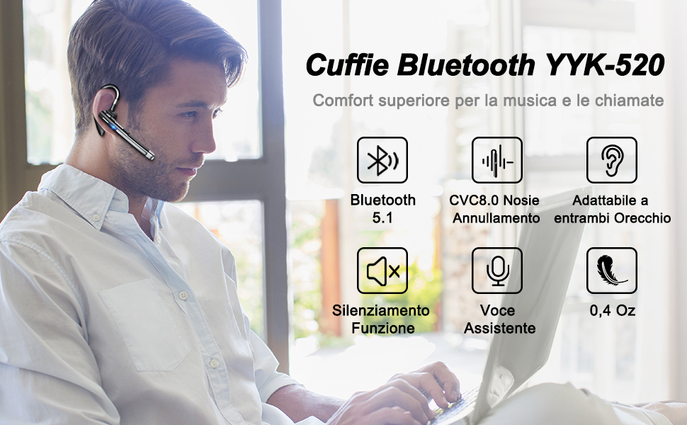 auricolare bluetooth