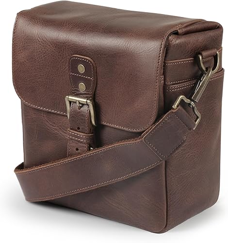 MegaGear Torres Mini borsa per fotocamera, in vera pelle, per fotocamere DSLR e DSLR - Fashionser
