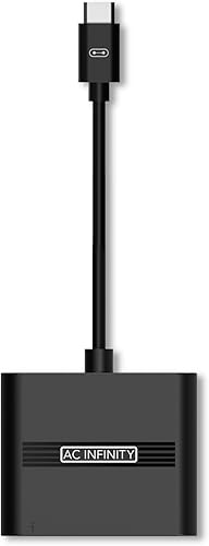 AC Infinity UIS Splitter Hub, 4-Port Adapter Dongle, Connector Cable Cord to Share UIS Programming for LED Grow Lights, EC Motor Fans, and Humidifiers - Fashionser