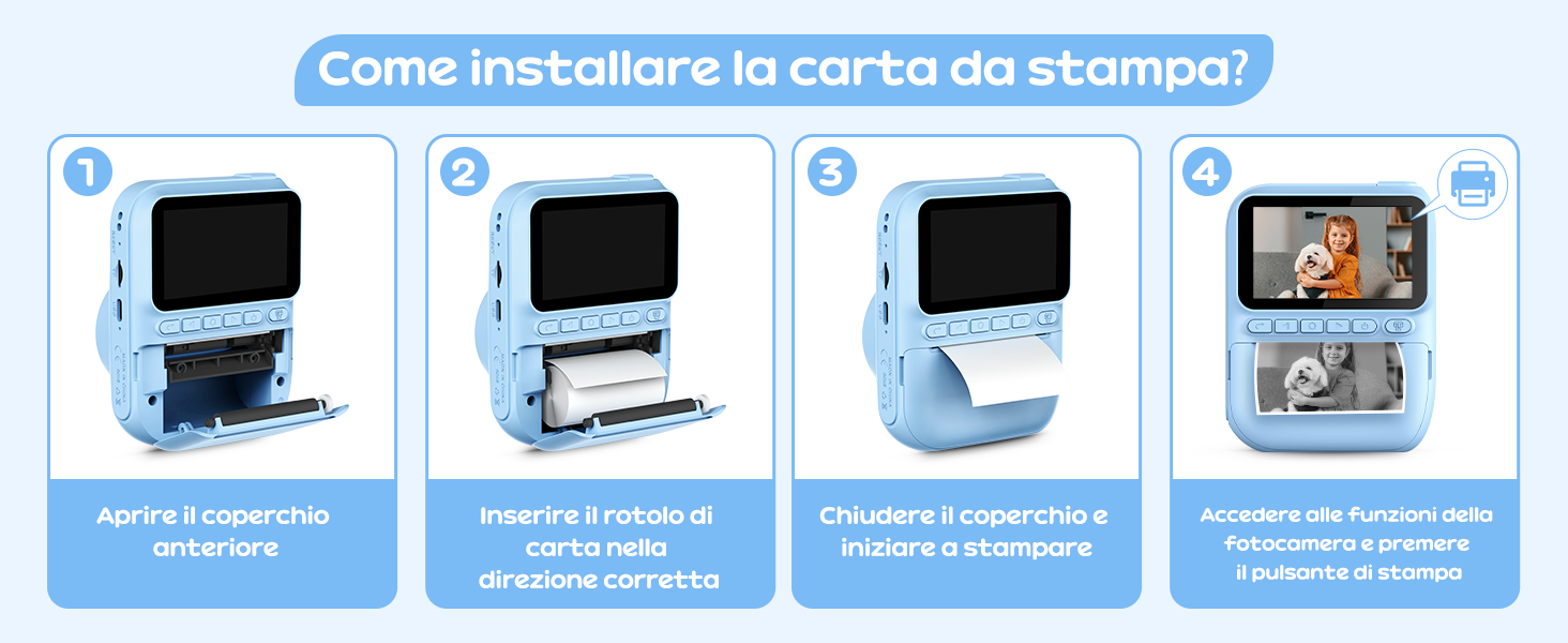 macchina fotografica bambini istantanea