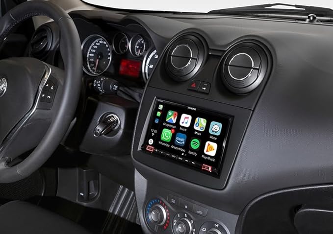 Sound-way Kit Montaggio Adattatore Autoradio, Mascherina 2 DIN Compatibile con Alfa Romeo Mito - Fashionser