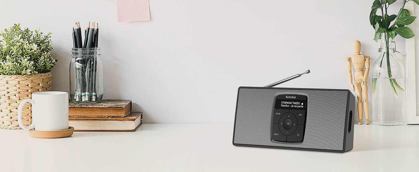 DIGITRADIO 2 S - Radio stereo portatile DAB+/FM con streaming audio Bluetooth