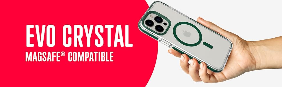 Tech21 iPhone 14 Pro Max Protezione Caduta Anti-Ingiallimento Fotocamera Lunetta Sostenibile MagSafe