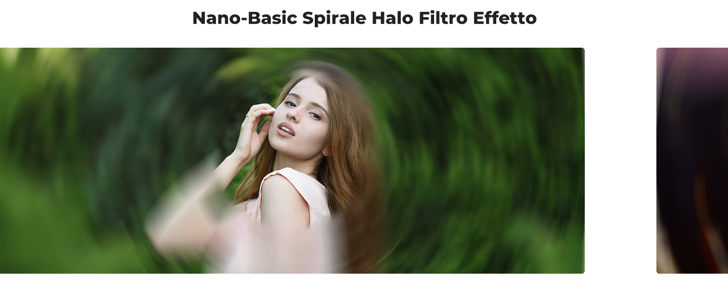 Filtro Spirale Halo Filtro Effetto