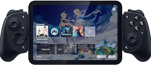 Razer Kishi V3 Pro - Controller a gaming USB-C iPhone, smartphone Android e mini tablet fino a 8' - Plug and Play - TMR Stick analogici (12 pulsanti - Sensa HD haptics, app Nexus) Nero - Fashionser