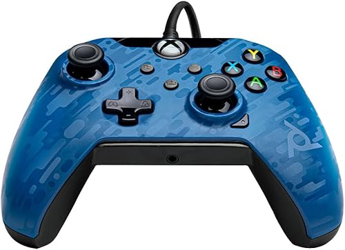 PDP Controller con Cavo Xbox Series X│S, Blu (Revenant Blue) - Fashionser