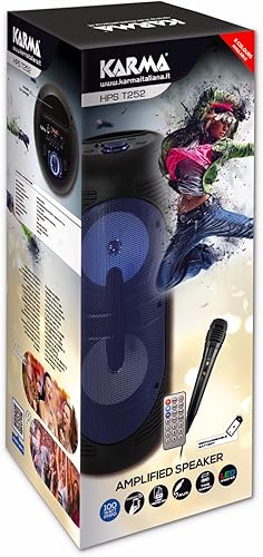 Cassa Audio AMPLIFICATO HPS T252R 200W Rosso - Fashionser