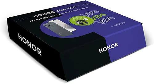 HONOR 400 Lite Smartphone, 8+256GB, 5G, Display 7‘’ FHD, Fotocamera 108MP, AI Camera Button, 5.230 mAh, CHOICE Watch2i, Velluto Nero - Fashionser