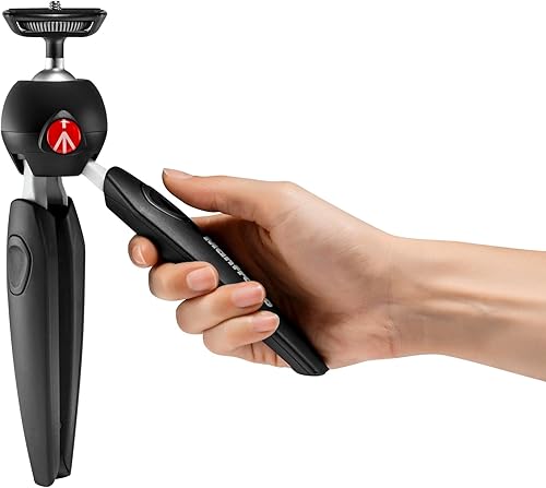 Manfrotto MTPIXIEVO-BK Treppiedi da Tavolo a 2 Sezioni, per Fotocamere Compatte, Mirrorless, ALluminio, Nero - Fashionser