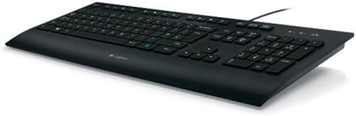 Logitech K280e Pro Tastiera, Layout Italiano QWERTY - Nero - Fashionser