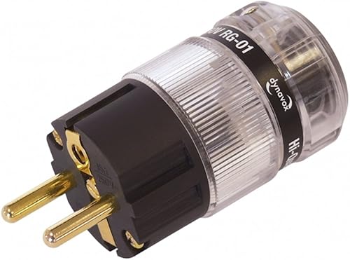 Dynavox - Spina Schuko Hi-Fi con contatti placcati oro - Fashionser