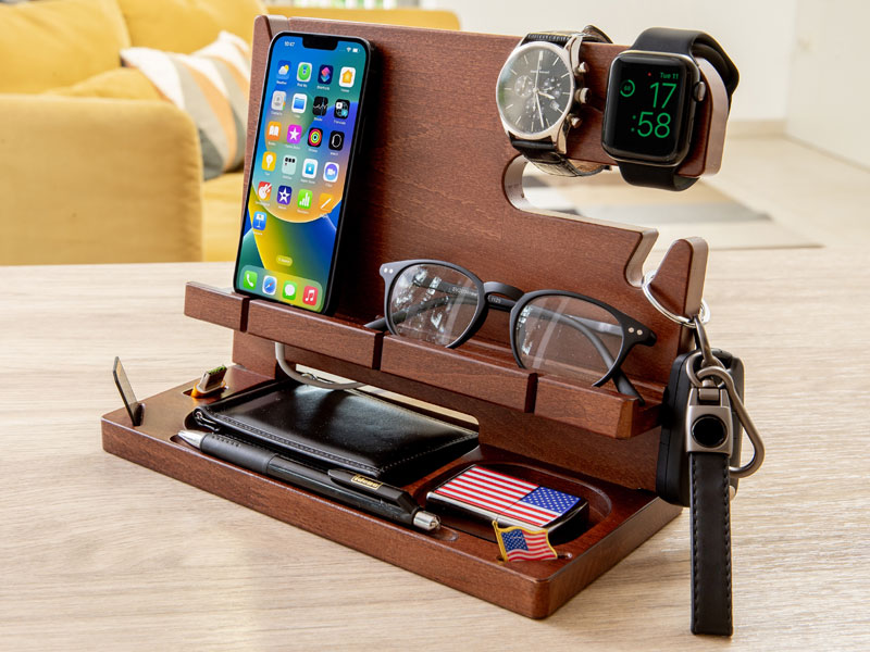 organizer comodino uomo natale papà compleanno personalizzata idea regalo