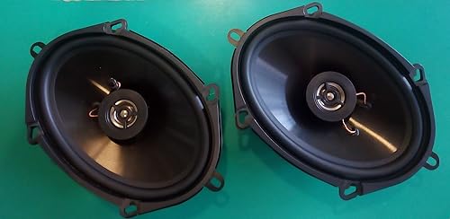 AHT Coppia Altoparlanti – Casse ovali 190 x 135 mm 5X7” 2 Vie coassiali 120 W - Fashionser