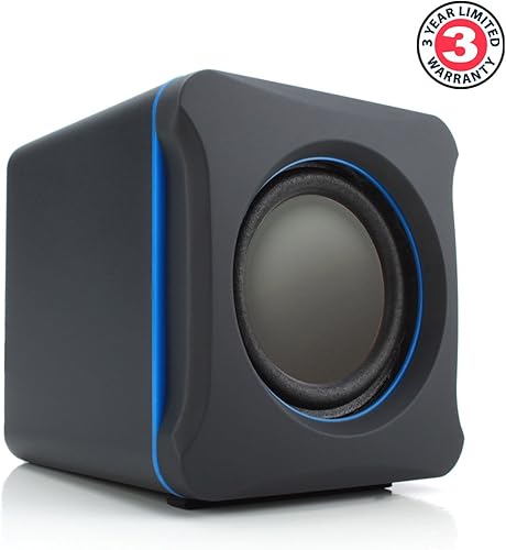 GOgroove SonaVERSE LBr 2.1 Altoparlanti per Computer con Subwoofer - USB Alimentato con Manopole di Controllo Volume/Bassi - Ideale per Laptop, Piccola Scrivania - Fashionser