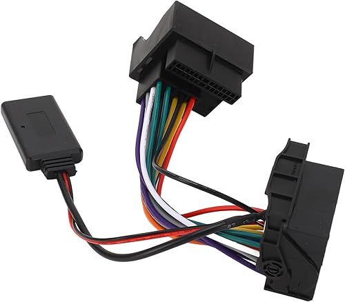 Modulo Bluetooth per Auto, Cavo AUX per Radio Bluetooth 5.0 Cavo AUX Bluetooth Senza Fili Cavo Adattatore per Radio AUX 12 Pin Sostituzione per W169 W245 W203 W209 W164 - Fashionser