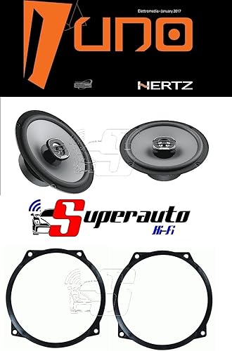 Hertz LINEA UNO Altoparlanti coassiali da 165 mm X165 (220 W) + supporti casse MINI Anteriore 165 cm - Fashionser