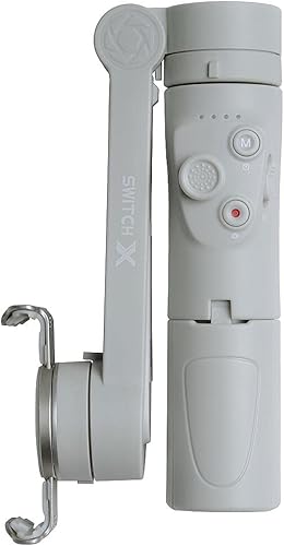 SIRUI DK-SL DUKEN Switch X 3 in 1 Smartphone Gimbal, treppiedi, bastone per selfie – grigio chiaro - Fashionser