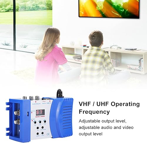 Modulatore RF HDMI, Convertitore da HDMI a RF Convertitore di Segnale Audio Video TV Convertitore RF Supporto Formato PAL Uscita VHF UHF Frequenza Operativa 47~868 MHz Porte - Fashionser