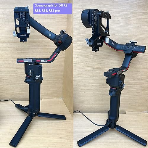 Supporto adattatore per riprese verticali per fotocamera DJI RoninS2/S3/S3pro, staffa a piastra di base per fotocamera a sgancio rapido in lega di alluminio, carico utile 2 kg-528 - Fashionser