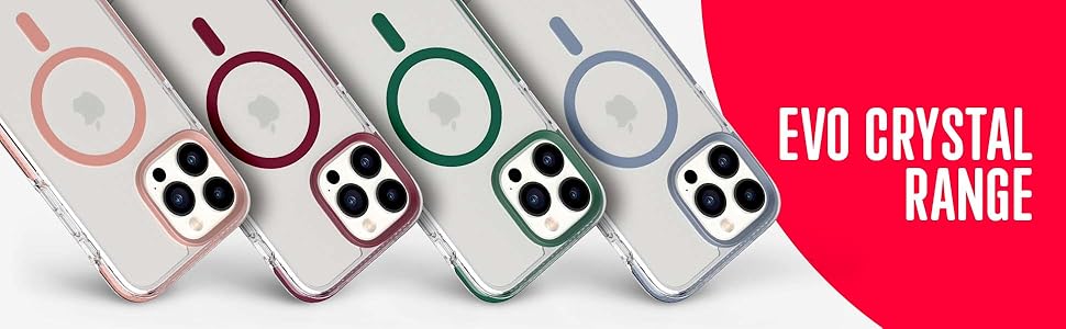 Tech21 iPhone 14 Pro Max Protezione Caduta Anti-Ingiallimento Fotocamera Lunetta Sostenibile MagSafe