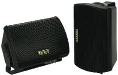 04027208 KL-302 COPPIA CASSE MINI BOX 2 VIE DIFFUSORI HI-FI 2X60W NERO - Fashionser