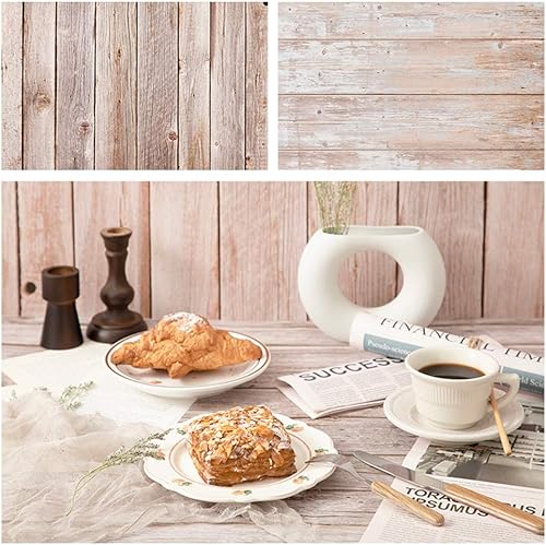 Set di 3 sfondi per fotografia alimentare, 56 x 86 cm, piatti su entrambi i lati, per studio fotografico, prodotti, gioielli, da tavolo, blogger, immagini, 6 modelli - Fashionser