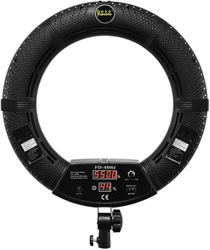 18 pollici display digitale dimmerabile 3200K-5500K LED anello luce kit,illuminazione per fotocamera smartphone ritratto selfie Youtube foto video studio fotografia (senza treppiede e borsa) - Fashionser