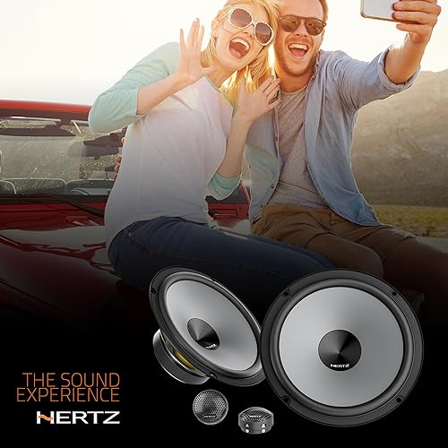 Hertz K 165 - Sistema audio a 2 vie con woofer da 165 mm e tweeter PEI da 24 mm, suono bilanciato e potente 300W max - Fashionser