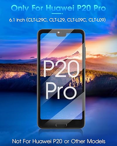 ARSSLY LCD Display per Huawei P20 PRO, Schermo per Huawei P20 PRO CLT-L09 CLT-L29 6,1 Pollici Touch Screen Digitizer Full Assembly con Riparazione Kit, Nero con Cornice - Fashionser