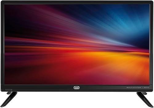 Trevi LTV 1904 SAT Televisore LED 19' con Decoder Digitale Terrestre DVBT-T2 e Satellitare DVBS-S2, HEVC 10 Bit, Presa Accendisigari 12V, Ideale per Camper, Compatibile Tivùsat, Funzione Hotel - Fashionser