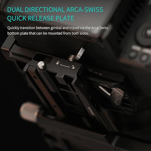 Tilta Gabbia R5C, mezza gabbia per fotocamera compatibile con Canon R5C con attacco a morsetto HDMI e supporto adattatore EF - Nero TA-T32-HCC-B - Fashionser