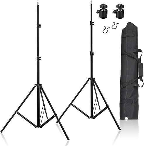 Treppiedi per luce da 200 cm, kit da 2 pezzi, per HTC Vive VR, prodotto fotografico, prodotto per fotografia, in lega di alluminio, clip per cavi Vive, borsa per il trasporto - Fashionser